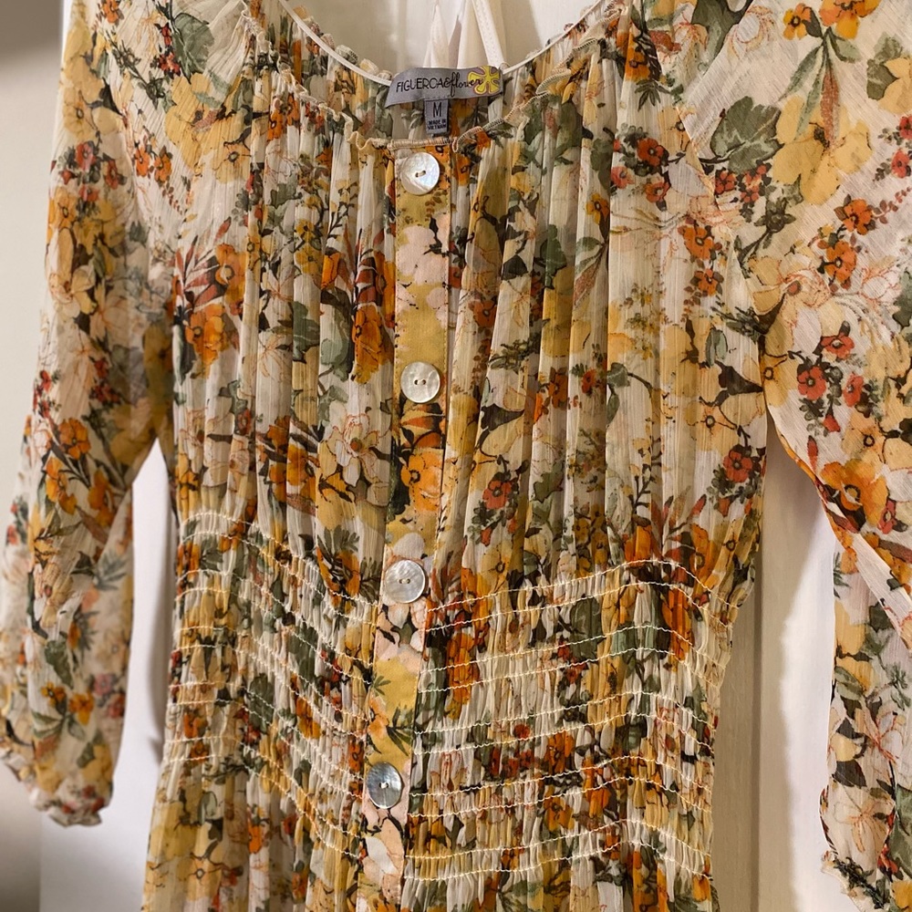 Full length boho style dress